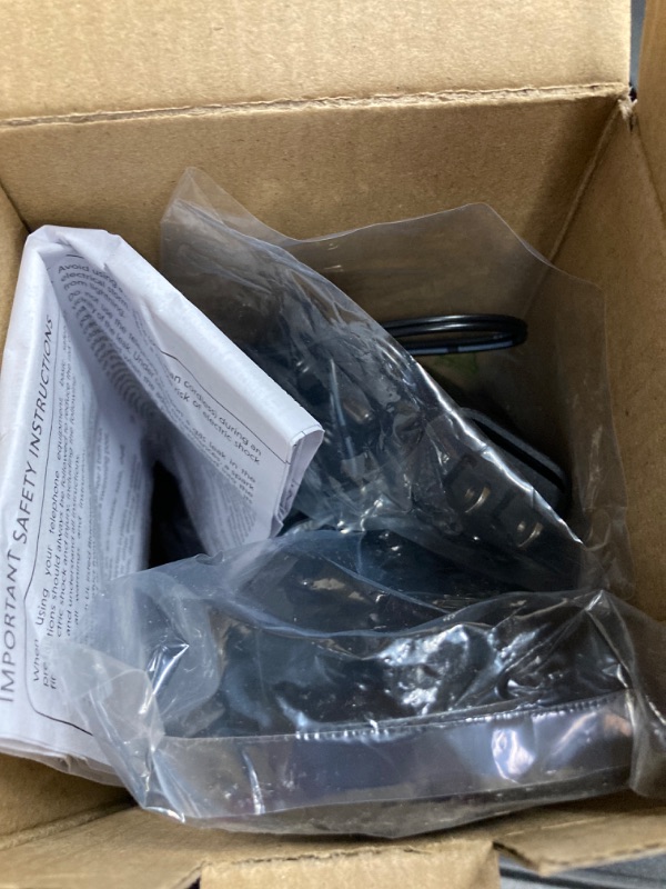 Photo 1 of [New] VTech VG131-11 DECT 6.0 Cordless Phone - Bluetooth Connection, Blue-White Display, Big Buttons, Full Duplex, Caller ID, Easy Wall Mount, 1000ft Range (Black)