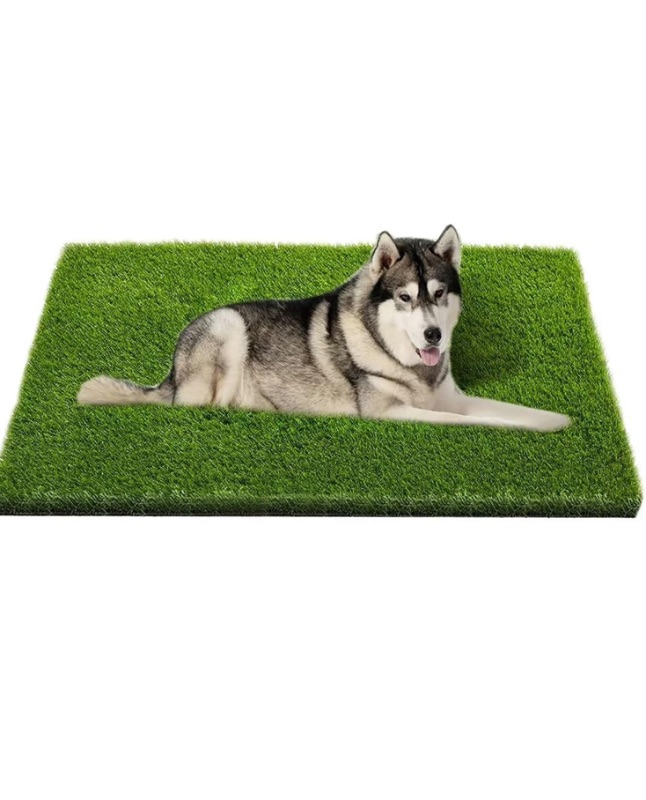 Photo 1 of Artificial Grass, Professional Dog Grass Mat, Potty Training Rug and Replacement Turf Outdoor Rug Patio Lawn Decoration, Easy to Clean with Drainage Holes(47.3x31.5 inches)