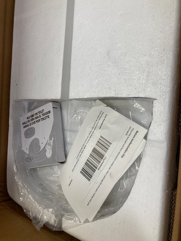 Photo 1 of ***PARTS ONLY***DeerValley Smart Toilet with Bidet Built In, Bidet Toilet with 1.28 GPF Dual Flush, Auto Open & Close, Foot Sensor Operation with Remote Control
