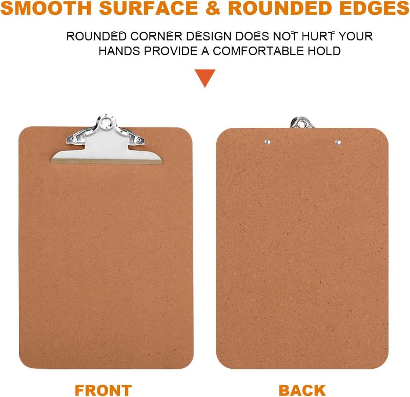 Photo 1 of 3 Pack Hardboard Office Clipboards - A4 Letter Size