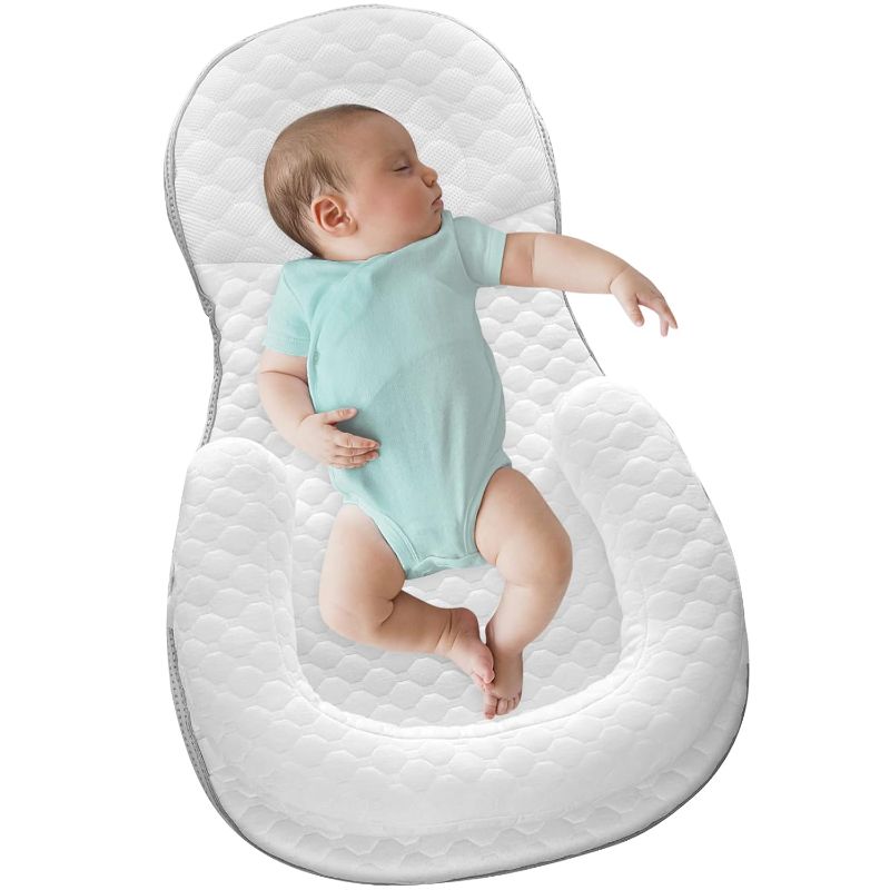 Photo 1 of **SIMILIAR TO PICTURE**Baby Nests Baby Lounger Newborn Snuggle Nest Sleeping Bassinet for Baby 0-12M, Breathable Portable Co Sleeping Bed Adjustable Infant Soft Cotton Loungers for Travel Portable Infant Bed