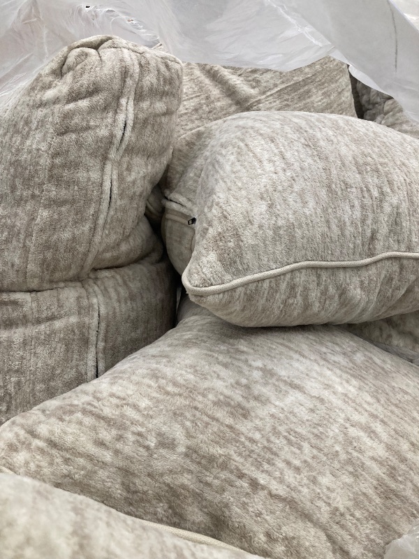 Photo 1 of 146" Modular Sectional Sofa, Oversized U Shaped, Convertible Sleeper Sofa, Deep Seat Comfy Cloud Couch with Ottoman and 5 Pillows for Living Room