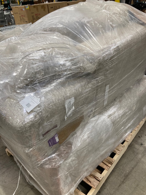 Photo 1 of 146" Modular Sectional Sofa, Oversized U Shaped, Convertible Sleeper Sofa, Deep Seat Comfy Cloud Couch with Ottoman and 5 Pillows for Living Room