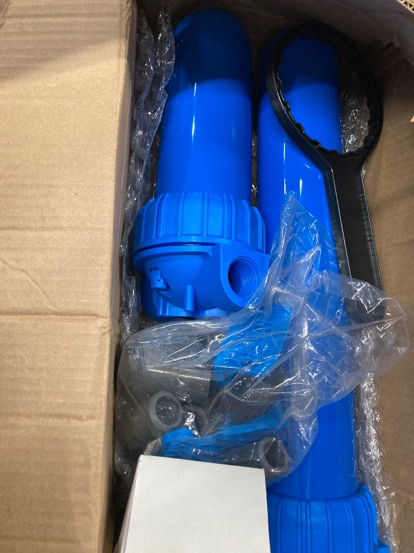 Photo 1 of Aquasana Whole House Water Filter System - Carbon & KDF Home Water Filtration - Reduces Sediment & 97% Of Chlorine - Rhino Chlorine - WH-1000