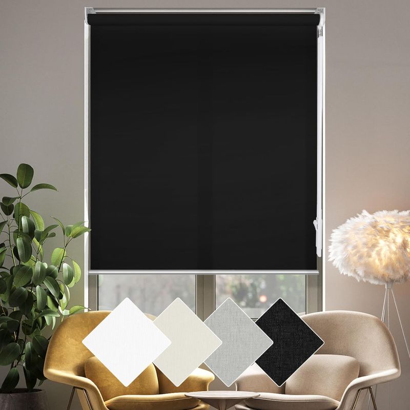 Photo 1 of  
Homebox 70% Blackout Light Filtering Shade Blinds for Windows, Room Darkening Roller Shades Roll up and Down Blinds for Home and Office  16X72