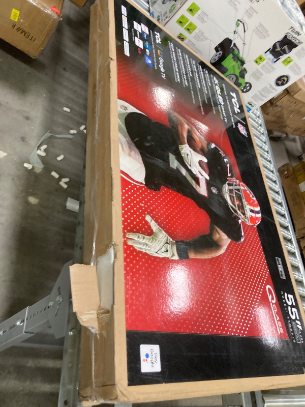 Photo 1 of ***PARTS ONLY***
TCL 55-Inch Q65 QLED 4K UHD Smart TV with Google TV (55Q651G, 2024 Model) Dolby Vision, Dolby Atmos, HDR Pro+, Game Accelerator Enhanced Gaming, Voice Remote, Works with Alexa, Streaming Television