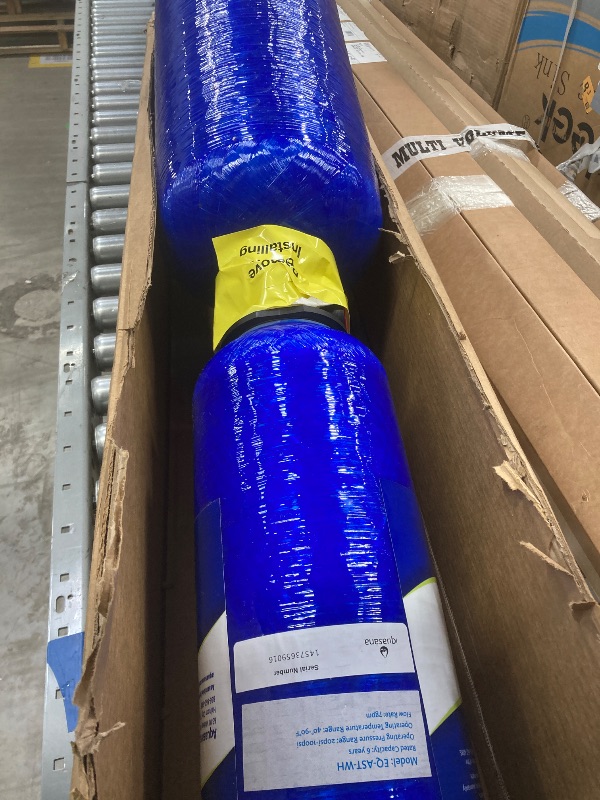 Photo 1 of Aquasana Whole House Water Filter System - Salt-Free Descaler, Carbon & KDF Home Water Filtration - Filters Sediment & 97% Of Chlorine - 1,000,000 Gl - EQ-1000-AST