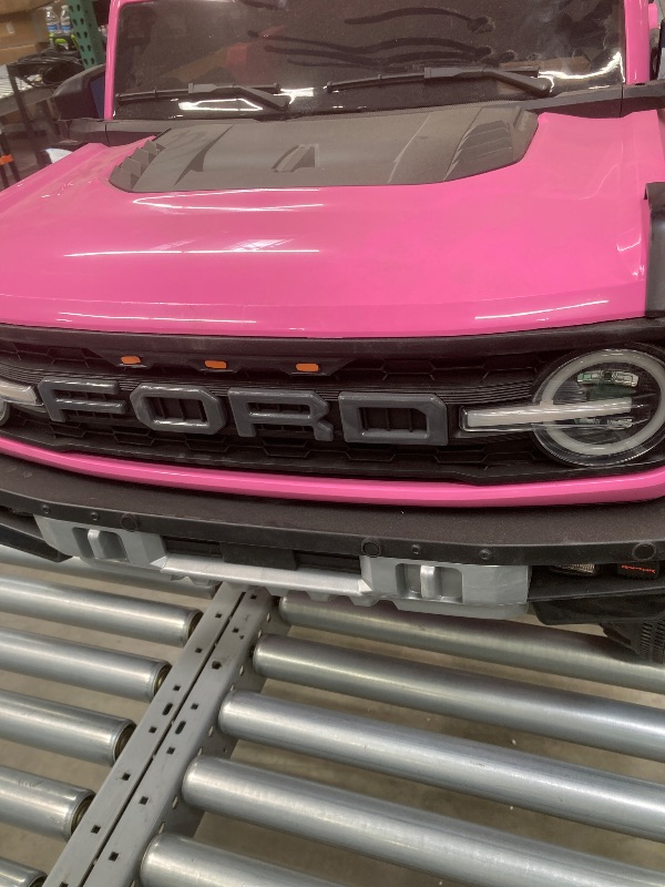 Photo 1 of 24V Ride on Toys for Big Kids, Licensed Ford Bronco Raptor 2 Seater Ride on Cars with Remote Control, Ride on Truck w/ 4-Wheeler Suspension, 3 Speeds, Led Lights, Bluetooth
