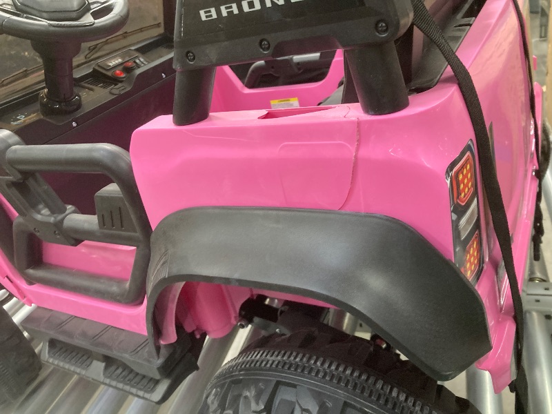 Photo 1 of 24V Ride on Toys for Big Kids, Licensed Ford Bronco Raptor 2 Seater Ride on Cars with Remote Control, Ride on Truck w/ 4-Wheeler Suspension, 3 Speeds, Led Lights, Bluetooth