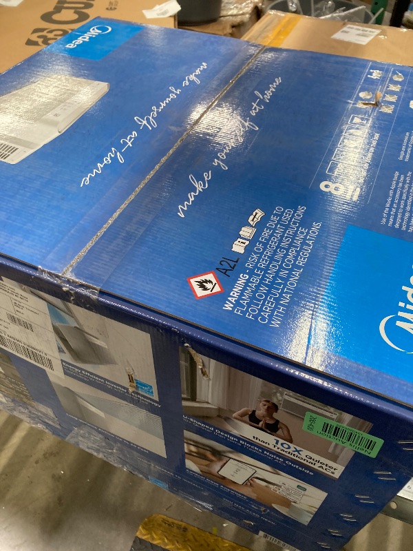 View 2 of Midea 8,000 BTU U Shaped Smart Inverter Window Air Conditioner, Cools up to 350 Sq. Ft., Ultra Quiet with Open Window Flexibility, Works with Alexa/Google Assistant, 35% Energy Savings, Remote Control