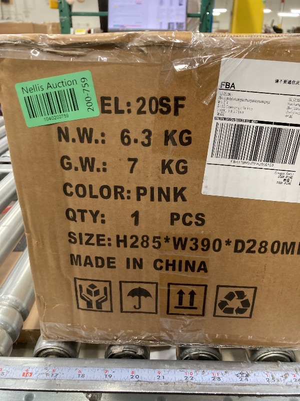Photo 1 of 1.0 Cubic Feet Safe Box, Small Safe W/Removable Shelf, Alarm System, Digital Electronic Security Money Box for Cash, Document, Home,Office, Hotel Use, Pink, 9.84"D x 13.78"W x 9.84"H ***STOCK PHOTO FOR REFERENCE ONLY, NOT EXACT**