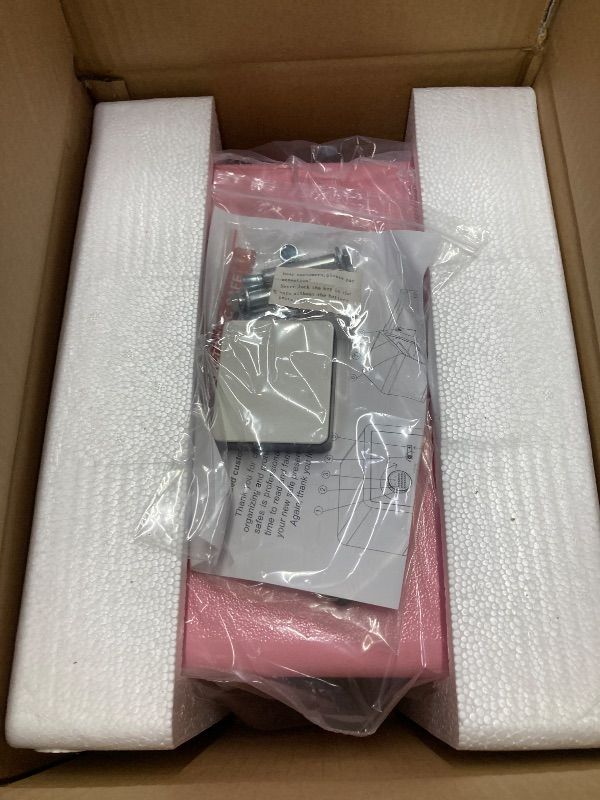 Photo 1 of 1.0 Cubic Feet Safe Box, Small Safe W/Removable Shelf, Alarm System, Digital Electronic Security Money Box for Cash, Document, Home,Office, Hotel Use, Pink, 9.84"D x 13.78"W x 9.84"H