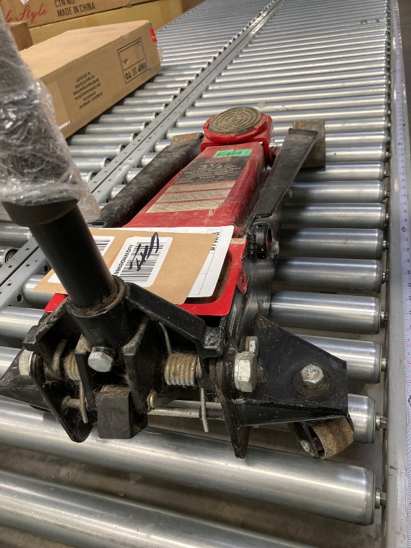 Photo 1 of Banner 3.5-Ton Fast Lift Heavy-Duty Garage Floor Jack with Swivel Saddle B6350