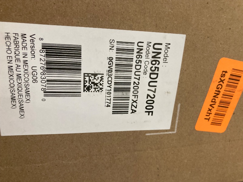 Photo 1 of 65” Class DU7200 Series Crystal UHD 4K Smart Tizen TV (2024)