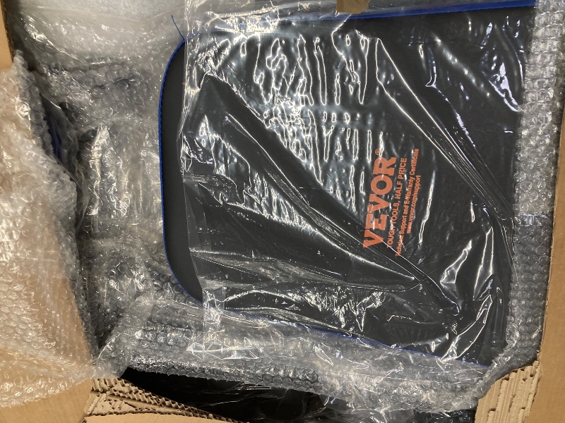 Photo 1 of VEVOR Inversion Table, 300 lbs Capacity Heavy Duty Inversion Table, Decompression Back Stretcher Machine, Strength Training Equipment with Headrest, Ankle Lock, Adjustable Protective Belt, Blue/Black