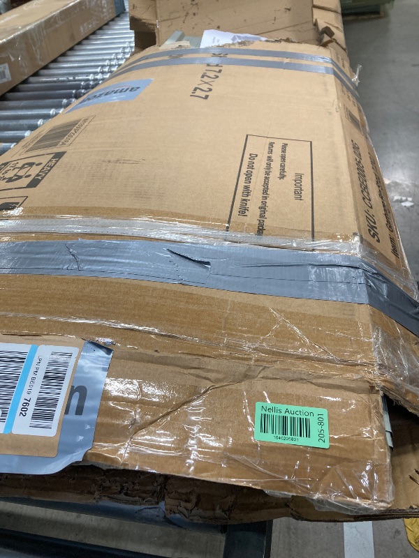 Photo 1 of Outdoor Trash Storage Shed Waterproof Garbage Bin Shed Stainless Trash Container Storage for 3 Trash Cans Galvanized Steel Garbage Can Hider for Patio Garden Lawn, Gray