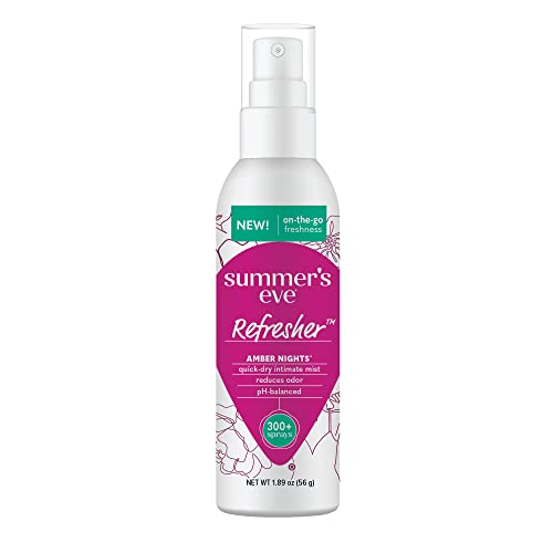 Photo 1 of Summers Eve Refresher Mist, Amber Nights, Odor Reducing Feminine Spray for Women, 1.89oz Bottle
