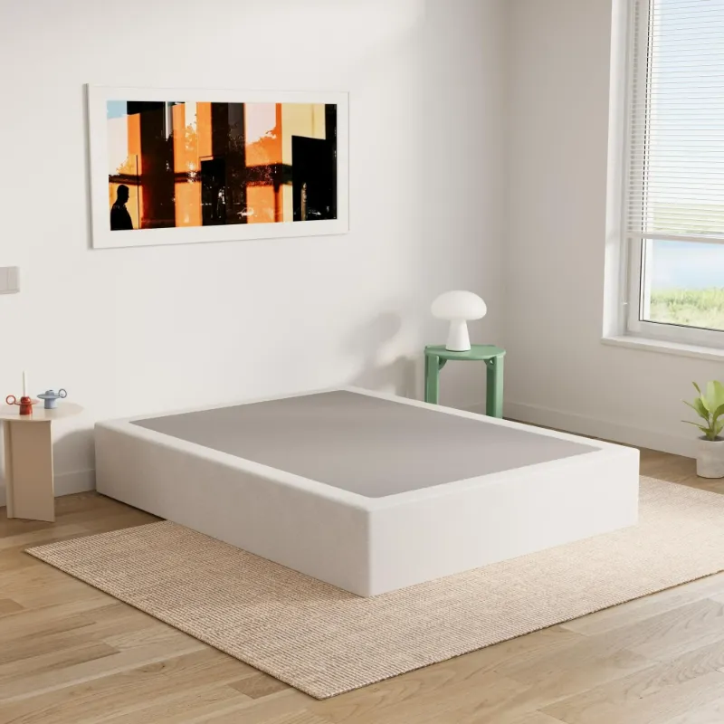 Photo 1 of  9 Inch Full Size Box Spring, Full Box Spring Only, Metal Box Spring Full with Fabric Cover, Sturdy Mattress Foundation, Noise Free, Non-Slip, Easy Assembly