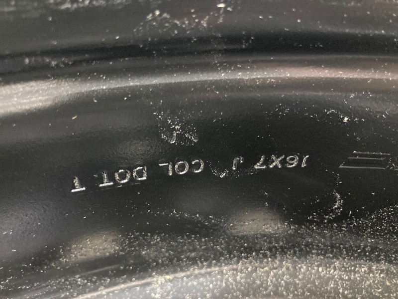 Photo 1 of 16x7" Reconditioned Genuine Factory OEM Black Steel Wheel Rim for 1998-2002 Honda Accord 4 Cylinder; 4 lug | 63773 | 42700S84A11
