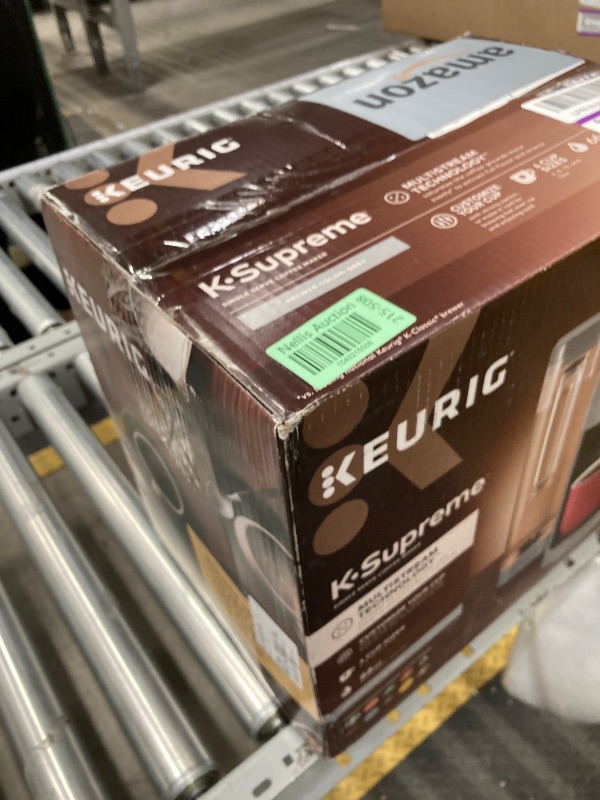Photo 1 of **PARTS ONLY, ITEM DOES NOT TURN ON***Keurig K-Supreme Single Serve K-Cup Pod Coffee Maker, MultiStream Technology, 4 Brew Sizes, 66oz Dual-Position Removable Reservoir, Gray