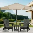 Photo 1 of 
JUSTLET 10 FT Outdoor Patio Umbrella with Push Button Tilt and Crank Sysytem, Round Umbrella for Garden, Poolside, Deck and Backyard, Beige