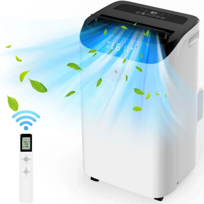Photo 1 of 14000 BTU Portable Air Conditioners with Remote Control, 3-in-1 Free Standing Cooling AC Unit with Fan & Dehumidifier, Cools Room up to 700 sq.ft, Smart/Sleep Mode,3 Speed,Auto Swing,24H Timer
