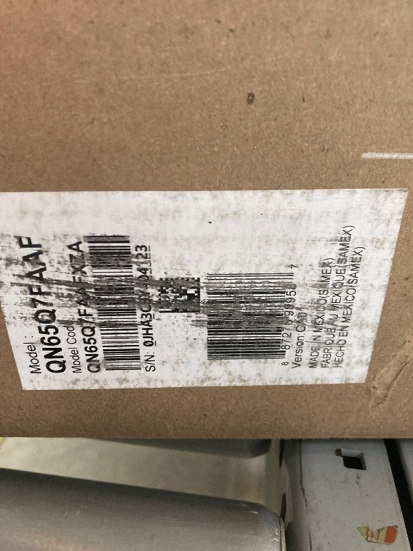 Photo 1 of ***PARTS ONLY***
SAMSUNG 65-Inch Class QLED Q7F Series Samsung Vision AI Smart TV (2025 Model, 65Q7F) Quantum HDR, Object Tracking Sound Lite, Q4 AI Gen1 Processor, 4K upscaling, Gaming Hub, Alexa Built-in