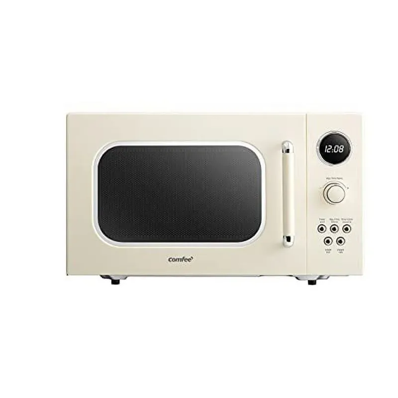 Photo 1 of 1040219748Comfee' Retro Microwave with LED digital display, 0.9 Cu. ft, 900W, Apricot, CM-M092AAT
