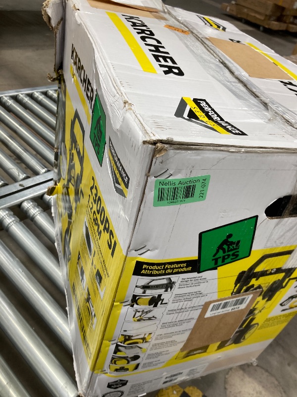 Photo 1 of Kärcher Pressure Washer K2300PS, Max 2875 PSI, 4 Spray Nozzles, Detergent Tank, Hose Reel, For Cars, Driveways, Siding, Patios, 2.07 max. GPM