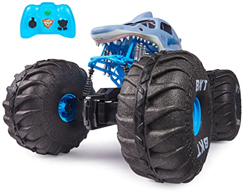 Photo 1 of ***BROKEN AXLE/MISSING REMOTE/PARTS ONLY***4Monster Jam 6064929 Official RC Terrain Monster Truck Mega Megalodon 1:6 Scale Kids Toy Boys Girls