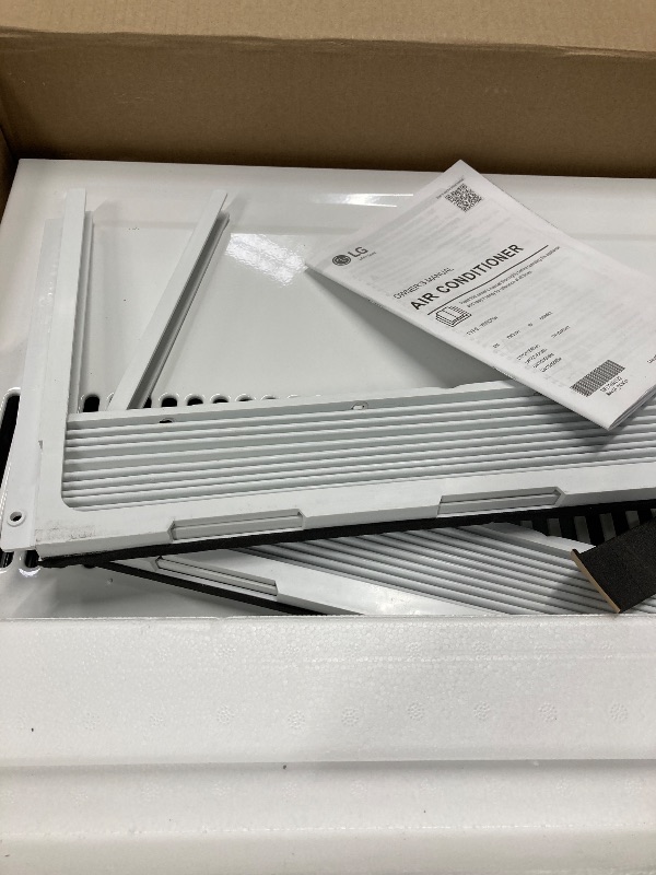 Photo 1 of LG 12,000 BTU Smart Window Air Conditioner, 115V, AC Window Unit for Rooms up to 550 Sq. Ft., Perfect for Kitchen or Living Room, Phone & Voice Control, Works with LG ThinQ, Amazon Alexa, Hey Google