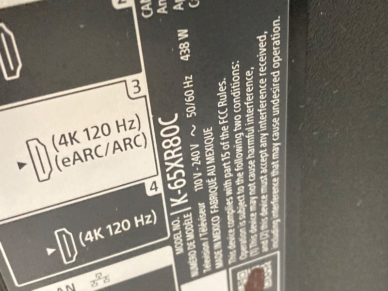 Photo 1 of ***PARTS ONLY***
Restored Sony K65XR80 BRAVIA 8 65 inch 4K HDR Smart OLED TV 2024 Bundle with 2 YR CPS Enhanced Protection Pack (Refurbished)  ***(BOX RIPPED/TORN)***