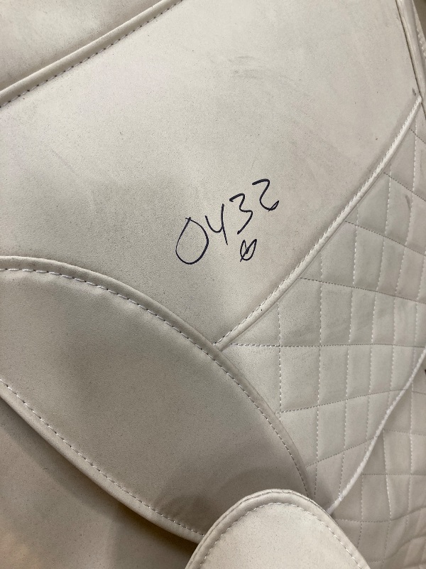 Photo 1 of  Massage Chair, Full Body Zero Gravity Shiatsu 4D Recliner with Heated Bluetooth Foot Roller, Beige ***(NOT IN BOX, NOT IN ORIGINAL PACKAGING, HEAD REST HAS WRITING ON BACK, DUSTY, DIRTY, TOUCH PAD BROKEN)***