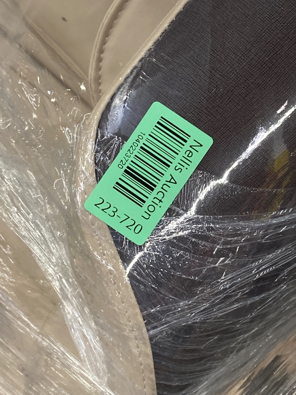 Photo 1 of  Massage Chair, Full Body Zero Gravity Shiatsu 4D Recliner with Heated Bluetooth Foot Roller, Beige ***(NOT IN BOX, NOT IN ORIGINAL PACKAGING, HEAD REST HAS WRITING ON BACK, DUSTY, DIRTY, TOUCH PAD BROKEN)***