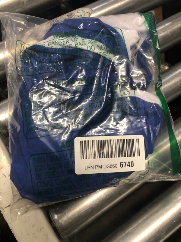 Photo 1 of (LARGE) (BAGGED) YACUN Women's High Waisted Bikini Swimsuit Two Piece Strapless Bandeau Cheeky Bathing Suits Cobalt L