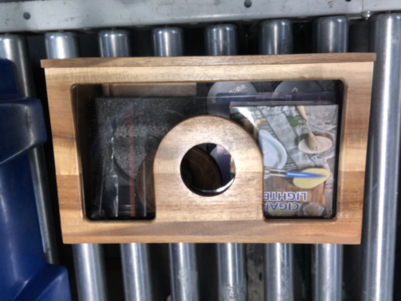 Photo 1 of Cocktail Smoker Kit, Whiskey Smoker Kit with Smoking Gun, Smoking Box, Food Tray and Wood Chips, Old Fashioned Bourbon Smoker Kit, Gifts for Men(No Butane)