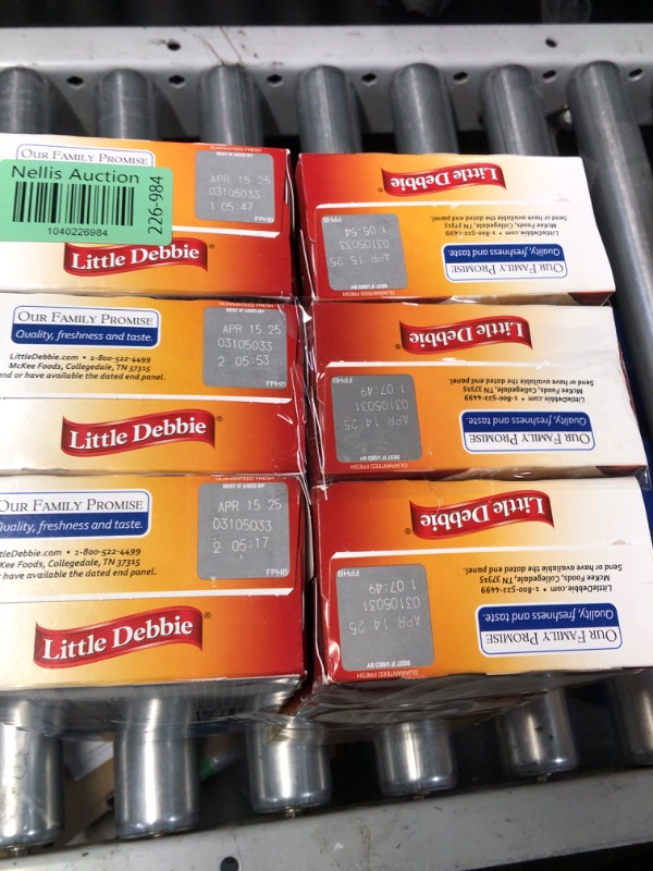 Photo 1 of ***(EXP: 4/15/25)NONREFUNDABLE***Bundle of six***Little Debbie Honey Buns, 6 Individually Wrapped Pastries, 10.6 oz Box, Pack of 0ne (1)