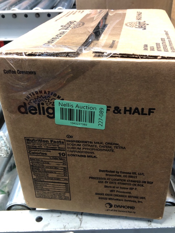 Photo 1 of ***(EXP:04/30/25 )NONREFUNDABLE***International Delight Half & Half Coffee Creamer Singles, 384 Count