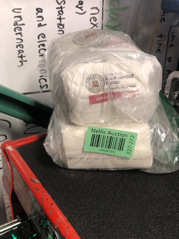 Photo 1 of ***(EXP:04/02/25 )NONREFUNDABLE***TWO PACK***King Arthur Organic All Purpose Flour, Premium Baking Flour for Bread, Pizza Dough, and Pastries, Unbleached and Non-GMO, Versatile for All Your Baking Needs, 32 oz (2 lbs)