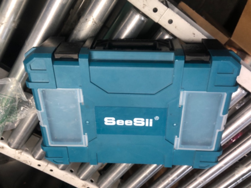 Photo 1 of ***SEE NOTES***
Seesii Cordless Electric Impact Wrench 1/2 inch for Car Home, 665Ft-lbs(900N.m) Brushless, 3300RPM High Torque Gun w/ 2x 4.0Ah Battery,Charger & 6 Sockets, WH710