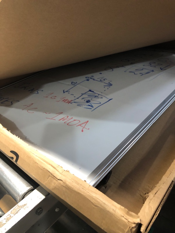 Photo 1 of ***(HEAVILLY USED/ MINOR DAMAGE)***
Nicpro Easel Whiteboard with Stand, 36 x 24'' Magnetic Dry Erase White Board Tripod Height Adjustable with Pens, Eraser, Magnet, Flipchart Easel Stand White Board for Kid Student Office Home Classroom