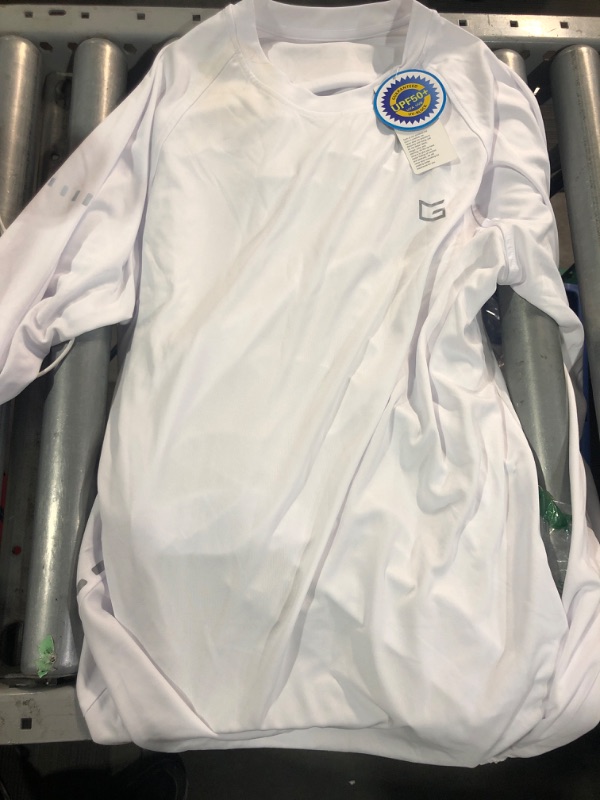 Photo 1 of (used)(stained) Men's Sun Protection Long Sleeve Shirts UPF 50+ Rash Guard for Men 