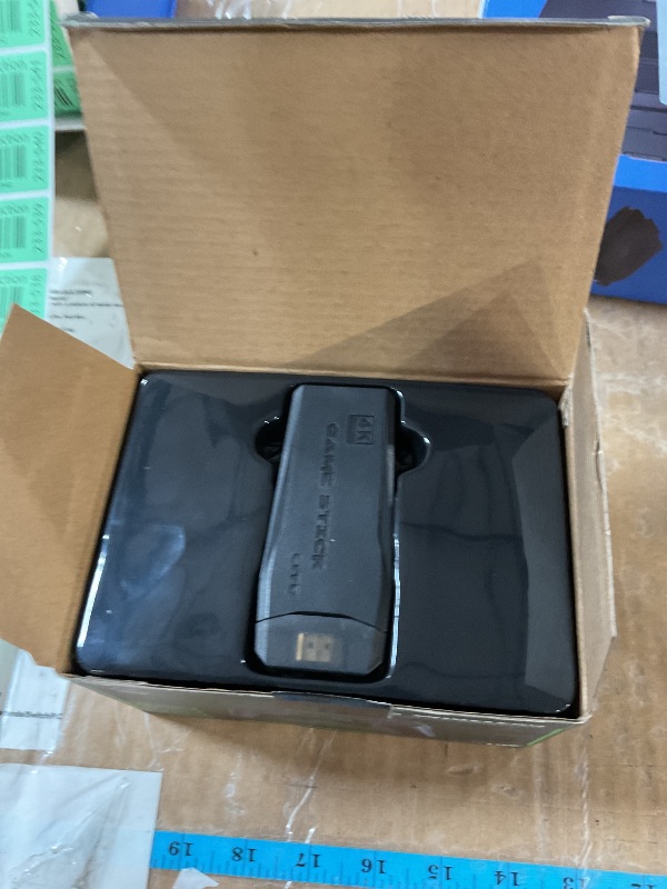 Photo 1 of ***(MINOR DAMAGE/ SEE NOTES)***
Wireless Retro Game Console Stick, Upgrade Retro Video Gaming Stick Built in 20000+ Games with 9 Emulators,4K HDMI Output with 2 Pack 2.4G Wireless Controllers?Game Emulator Console 2025?64GB? Black