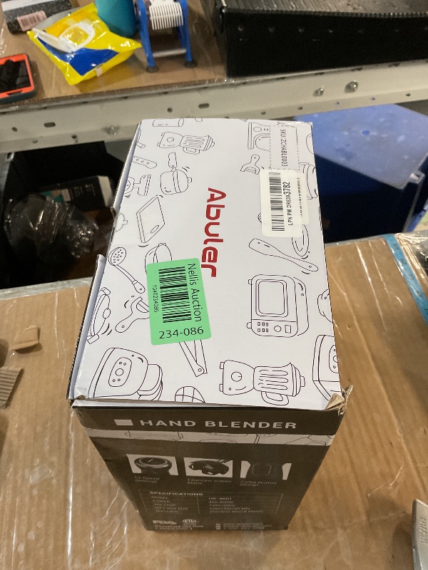 Photo 1 of Immersion Blender Handheld, 800W Scratch Resistant Hand Blender, Abuler 5 in 1 Emulsifier Blender Mixer, BPA-Free 12 Speed Stick Blender, Beaker, Chopper, Whisk, Frother, for Soup, Sauce, Baby Food