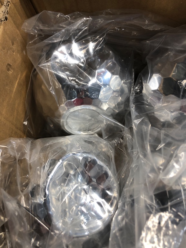 Photo 1 of **SEVERAL DENTED AND MISSING COWBOY HAT TWISTY STRAWS***
12 PCS Disco Ball Cups Tumbler 70s Disco Ball Wine Glass with Mini Pink Cowgirl Hat Disco Ball Straw and Disco Ball Stirrers Spherical 20Oz Cup with Lid Disco Decoration for Bar Party Supply (Silver