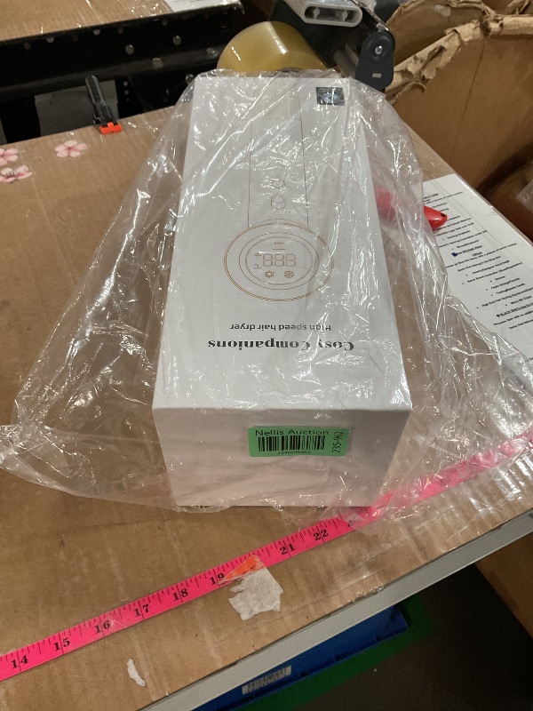 Photo 1 of ***(FOR PARTS ONLY/ NON FUNCTIONAL)***
 Hair Dryer - Negative Ionic Blow Dryer with 170000 RPM High Speed Brushless Motor for Fast Drying, Low Noise, HD Display Hair Dryer with Diffuser and Nozzle, 5 Temps & 2 Speeds