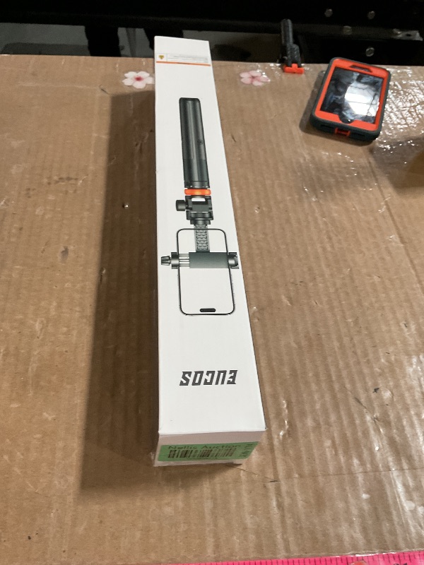 Photo 1 of (MISSING REMOTE) EUCOS 62" Phone Tripod, Tripod for iPhone & Selfie Stick Tripod with Remote, Extendable Phone Tripod Stand & Travel Tripod, Solidest Cell Phone Tripod Compatible with iPhone/Android