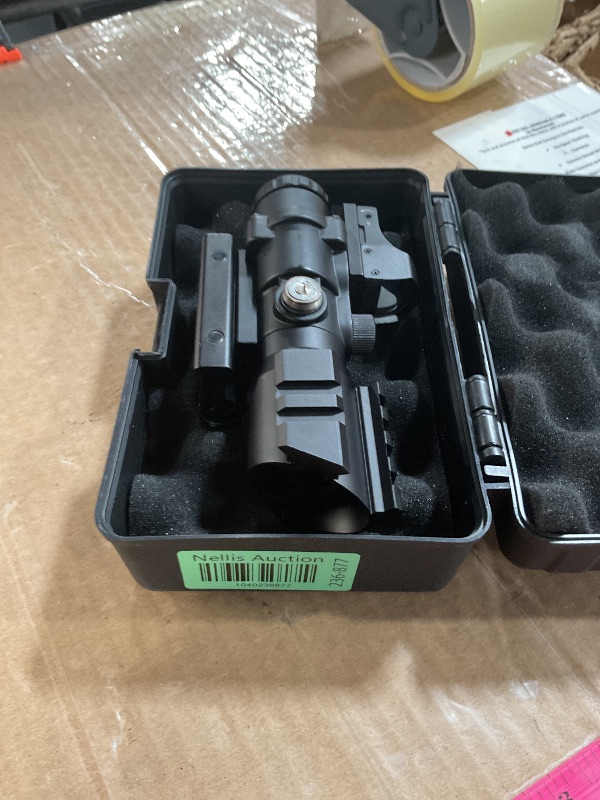 Photo 1 of Aomekie 2-in-1 Combo Prism Rifle Scope 4X32 Compact Tactical Red & Green Dot Holographic with Adjustable Brightness