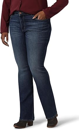 Photo 1 of ***STOCK PHOTO REFERENCE ONLY*** Indigo Women's Midrise Bootcut Jean, MEDIUM 