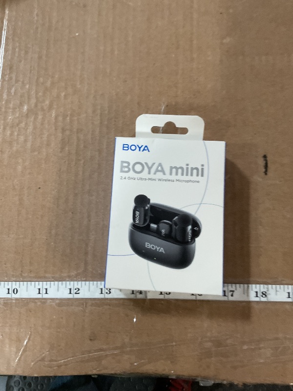 Photo 1 of BOYA mini Wireless Lavalier Microphone for Android/Tablets/PC with USB C Plug,Noise Reduction,30H Battery Life with Charging Case,AI Voice Changer,Lapel Microphone Wireless for Video Recording Podcast